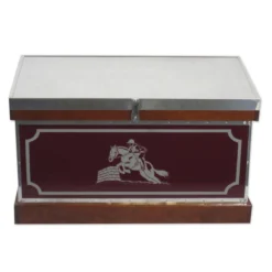 Phoenix West Tack Trunk -Ovatio Horse Shop 12545 stainless 2