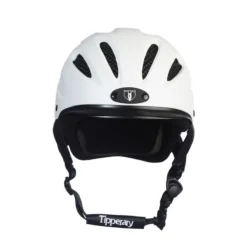 Tipperary Sportage Helmet -Ovatio Horse Shop 14850 white front