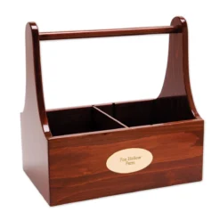 Custom Wood Grooming Tote