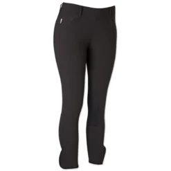 The Tailored Sportsman Trophy Hunter Side Zip Low Rise Breech 24 The Tailored Sportsman Trophy Hunter Side Zip Low Rise Breech -Ovatio Horse Shop 16227 charcoal frontright