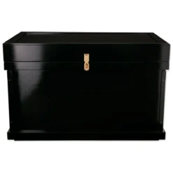 SmartPak Deluxe Wood Trunk -Ovatio Horse Shop 16297 black front 1