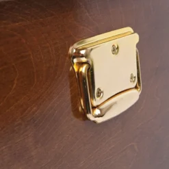 SmartPak Deluxe Wood Trunk - Custom Plate -Ovatio Horse Shop 16297 sidehardware