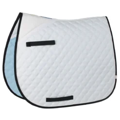 Lettia COOLMAX&reg; ProSeries Dressage Pad -Ovatio Horse Shop 16417 whiteblack