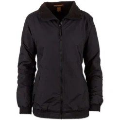 Personalized Fleece Lined Nylon Jacket -Ovatio Horse Shop 16685 black