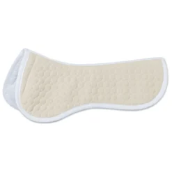 Mattes Correction Quilted Half Pad With Pockets For Shims- All Purpose -Ovatio Horse Shop 17332 ap white bottom