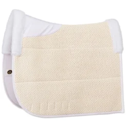 EcoGold Stabilizer&trade; Dressage Pad -Ovatio Horse Shop 17387 white bottom