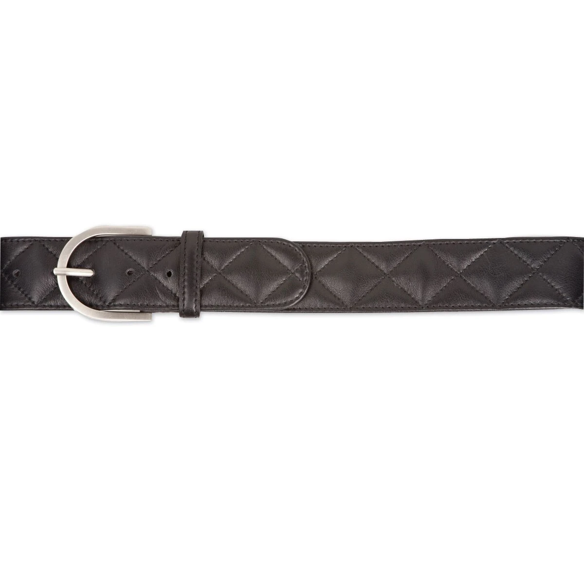 The Tailored Sportsman Quilted "C" Leather Belt 3 The Tailored Sportsman Quilted "C" Leather Belt - Image 3