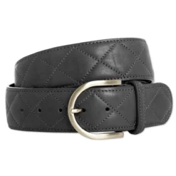 The Tailored Sportsman Quilted "C" Leather Belt 10 The Tailored Sportsman Quilted "C" Leather Belt -Ovatio Horse Shop 18211 blackgold 1