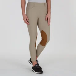 The Tailored Sportsman Trophy Hunter Mid Rise Side Zip Breech -Ovatio Horse Shop 18604 tan 0615