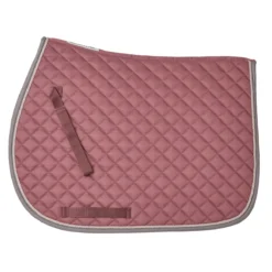 SmartPak Deluxe Medium Diamond AP Saddle Pad -Ovatio Horse Shop 19502 rosewoodwarmgrey5880