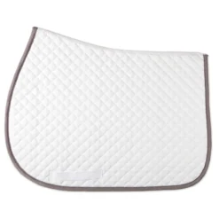 SmartPak Classic Lite White AP Saddle Pad -Ovatio Horse Shop 19504 grey silo