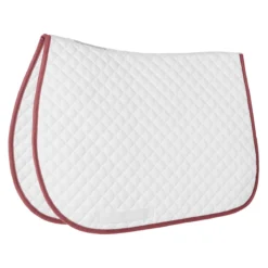 SmartPak Classic Lite White AP Saddle Pad -Ovatio Horse Shop 19504 whiterosewood 5893