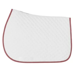 SmartPak Classic Lite White AP Saddle Pad -Ovatio Horse Shop 19504 whiterosewood 5895