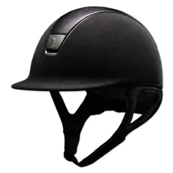 Samshield Premium Helmet -Ovatio Horse Shop 19898 blackleatherchrome flipped