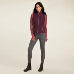 Ariat Ashley Insulated Vest 15 Ariat Ashley Insulated Vest -Ovatio Horse Shop 20705 mulberrybrown 1