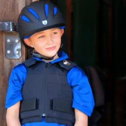 Tipperary Ride-Lite Youth Vest -Ovatio Horse Shop 20830 black lifestyle 1