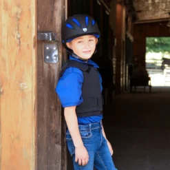 Tipperary Ride-Lite Youth Vest -Ovatio Horse Shop 20830 black lifestyle 2