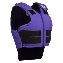 Tipperary Ride-Lite Youth Vest -Ovatio Horse Shop 20830 purple angle