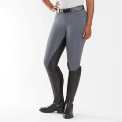 FITS Free Flex Full Seat Breeches - Front Zip -Ovatio Horse Shop 22274 graphite 1