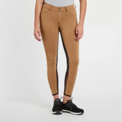 FITS Free Flex Full Seat Breeches - Front Zip - Clearance! -Ovatio Horse Shop 22274 sepia 3