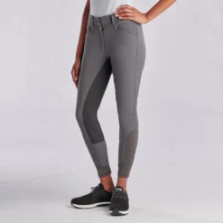 Piper Classic Low-Rise Breeches By SmartPak - Full Seat -Ovatio Horse Shop 22487 charcoal 7482