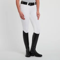 Piper Classic Low-Rise Breeches By SmartPak - Full Seat -Ovatio Horse Shop 22487 white 1
