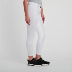 Piper Classic Low-Rise Breeches By SmartPak - Full Seat -Ovatio Horse Shop 22487 white 2