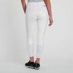 Piper Classic Low-Rise Breeches By SmartPak - Full Seat -Ovatio Horse Shop 22487 white 4