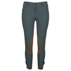 The Tailored Sportsman Vintage Tan Patch Low Rise Breech -Ovatio Horse Shop 22634 artichoke front