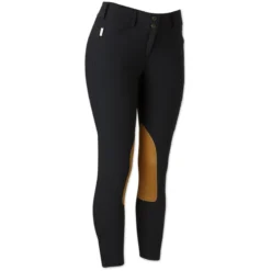 The Tailored Sportsman Vintage Tan Patch Low Rise Breech -Ovatio Horse Shop 22634 black right