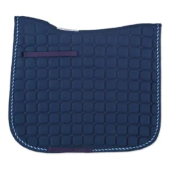 SmartPak Deluxe Octagon & Diamond Dressage Saddle Pad -Ovatio Horse Shop 24136 navy