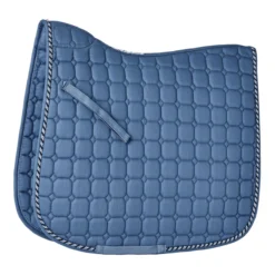 SmartPak Deluxe Octagon & Diamond Dressage Saddle Pad -Ovatio Horse Shop 24136 ridgeblue 5856