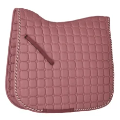 SmartPak Deluxe Octagon & Diamond Dressage Saddle Pad -Ovatio Horse Shop 24136 rosewood 5892
