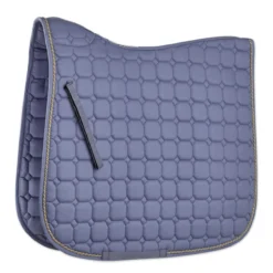 SmartPak Deluxe Octagon & Diamond Dressage Saddle Pad -Ovatio Horse Shop 24136 waterlilygoldsilver 15658