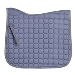 SmartPak Deluxe Octagon & Diamond Dressage Saddle Pad -Ovatio Horse Shop 24136 waterlilygoldsilver 15885