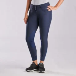 Hadley Mid-Rise Breeches By SmartPak - Knee Patch -Ovatio Horse Shop 24691 navy navy patch 8016