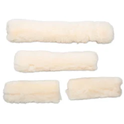 Equine Comfort Sheepskin Halter Fleece Set- 4 Piece