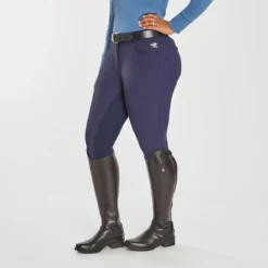 Piper Winter Softshell Breeches By SmartPak - Full Seat -Ovatio Horse Shop 24846 navy 1