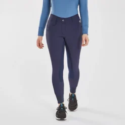 Piper Winter Softshell Breeches By SmartPak - Full Seat -Ovatio Horse Shop 24846 navy 3