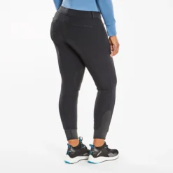 Piper Winter Softshell Breeches By SmartPak - Knee Patch -Ovatio Horse Shop 24847 black 8117