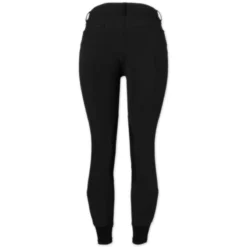 Piper Winter Softshell Breeches By SmartPak - Knee Patch - Clearance! -Ovatio Horse Shop 24847 black back