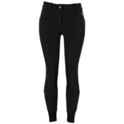 Piper Winter Softshell Breeches By SmartPak - Knee Patch - Clearance! -Ovatio Horse Shop 24847 black front