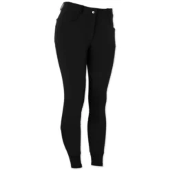 Piper Winter Softshell Breeches By SmartPak - Knee Patch - Clearance! -Ovatio Horse Shop 24847 black frontright