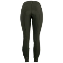 Piper Winter Softshell Breeches By SmartPak - Knee Patch - Clearance! -Ovatio Horse Shop 24847 darkolive back