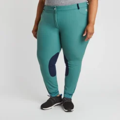 Piper Winter Softshell Breeches By SmartPak - Knee Patch - Clearance! -Ovatio Horse Shop 24847 jade 3