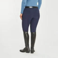 Piper Winter Softshell Breeches By SmartPak - Knee Patch -Ovatio Horse Shop 24847 navy 2