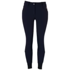 Piper Winter Softshell Breeches By SmartPak - Knee Patch - Clearance! -Ovatio Horse Shop 24847 navy front