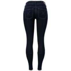 Goode Rider Vogue Denim Full Seat Breech -Ovatio Horse Shop 24893 blueblack back