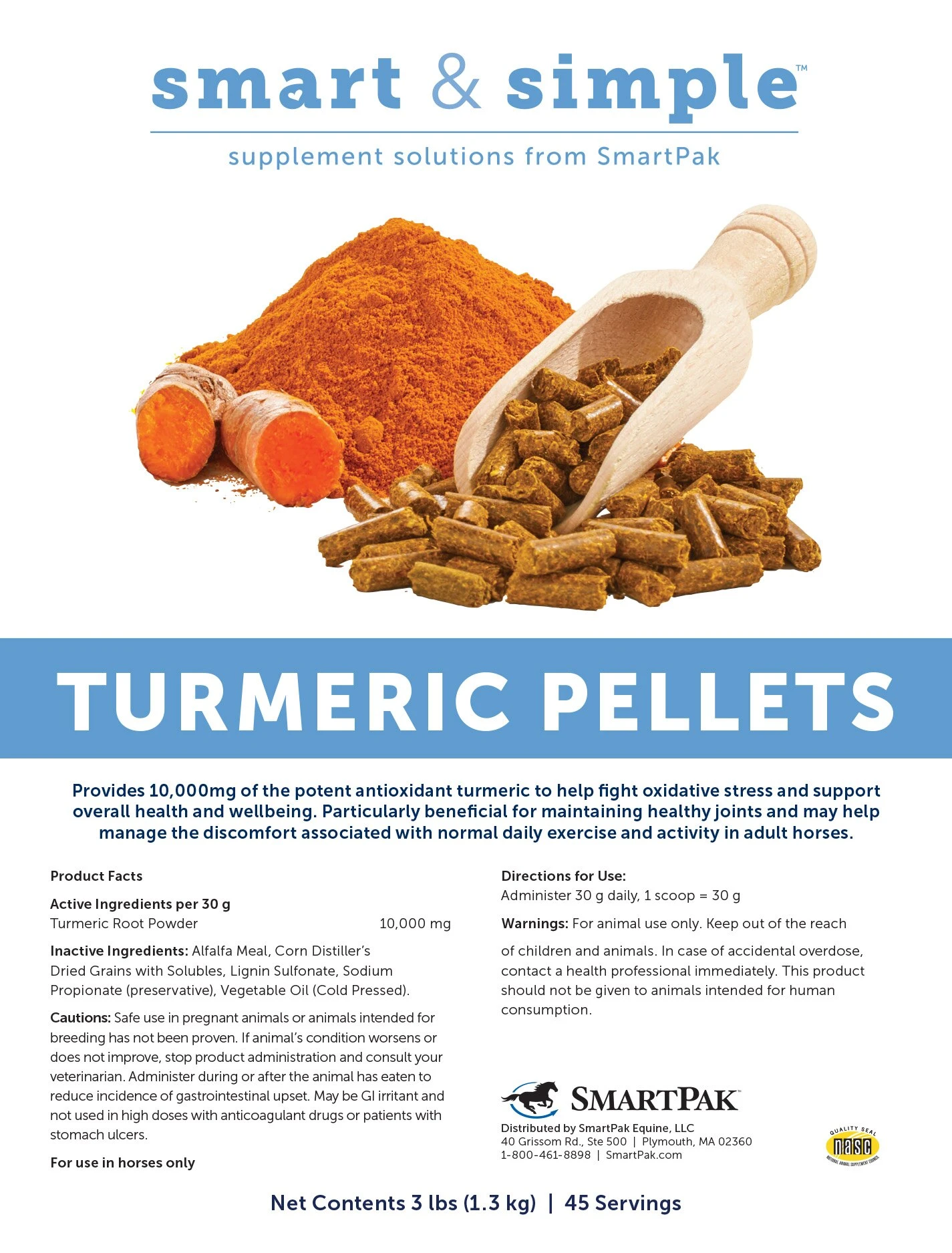 Smart & Simple® Turmeric Pellets 2 Smart & Simple® Turmeric Pellets - Image 2