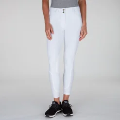 Piper Classic Show Low-Rise Breeches By SmartPak - Knee Patch -Ovatio Horse Shop 25633 white bom 1655